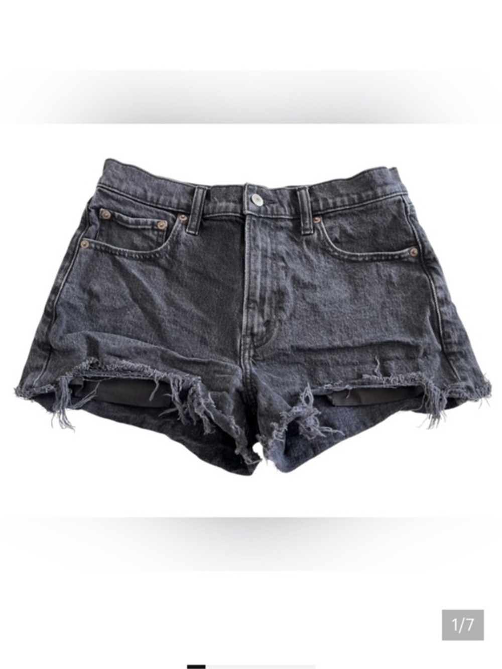 Abercrombie & Fitch “the mom short” black